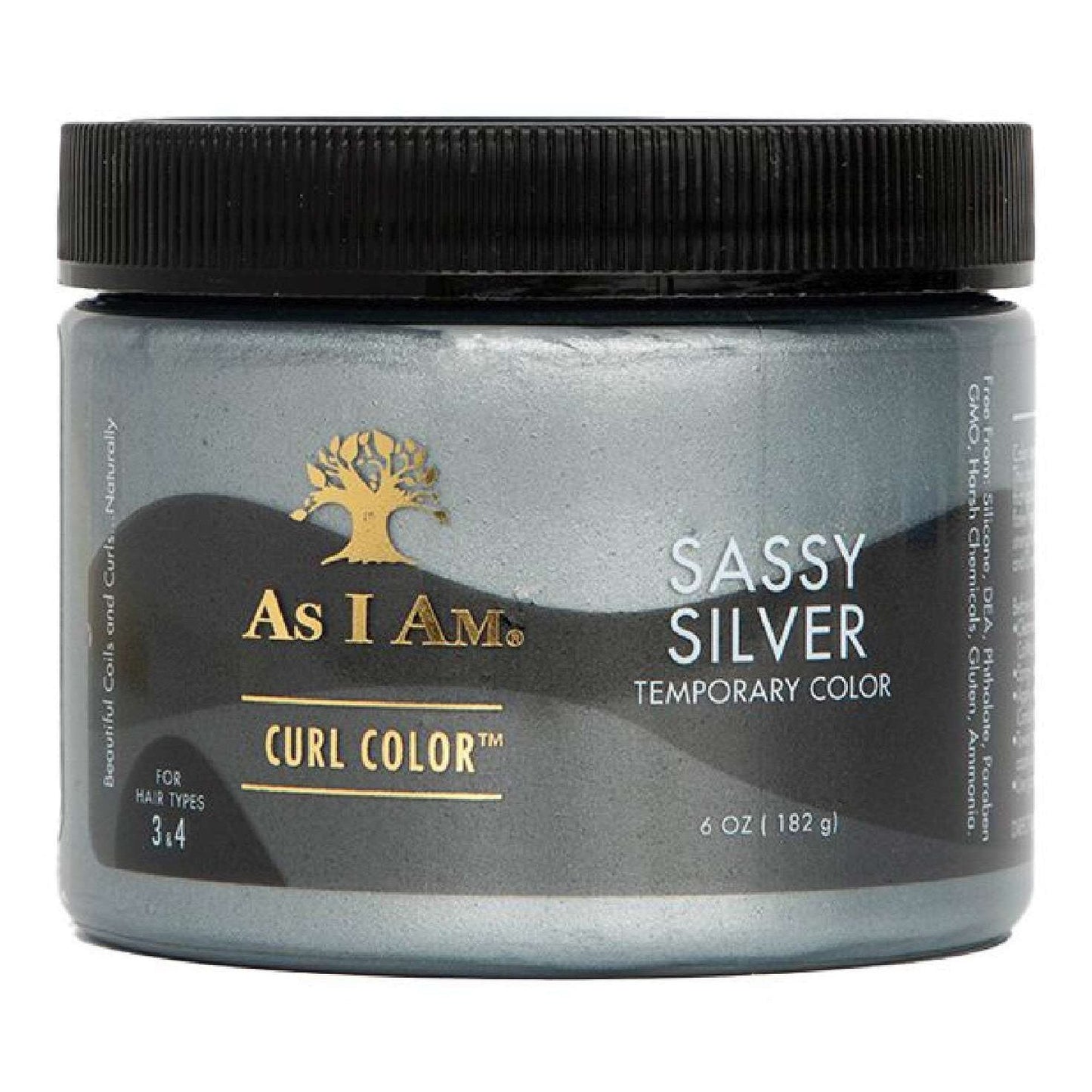 As I Am Curl Color Temporary Sassy Silver 6 Oz