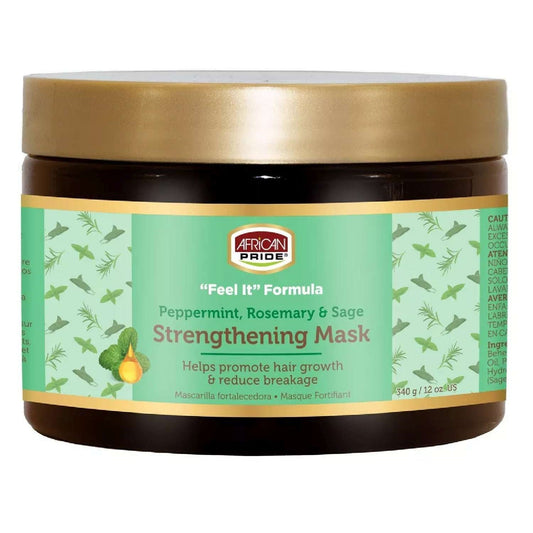 African Pride Feel It Peppermint/Rosemary Mask