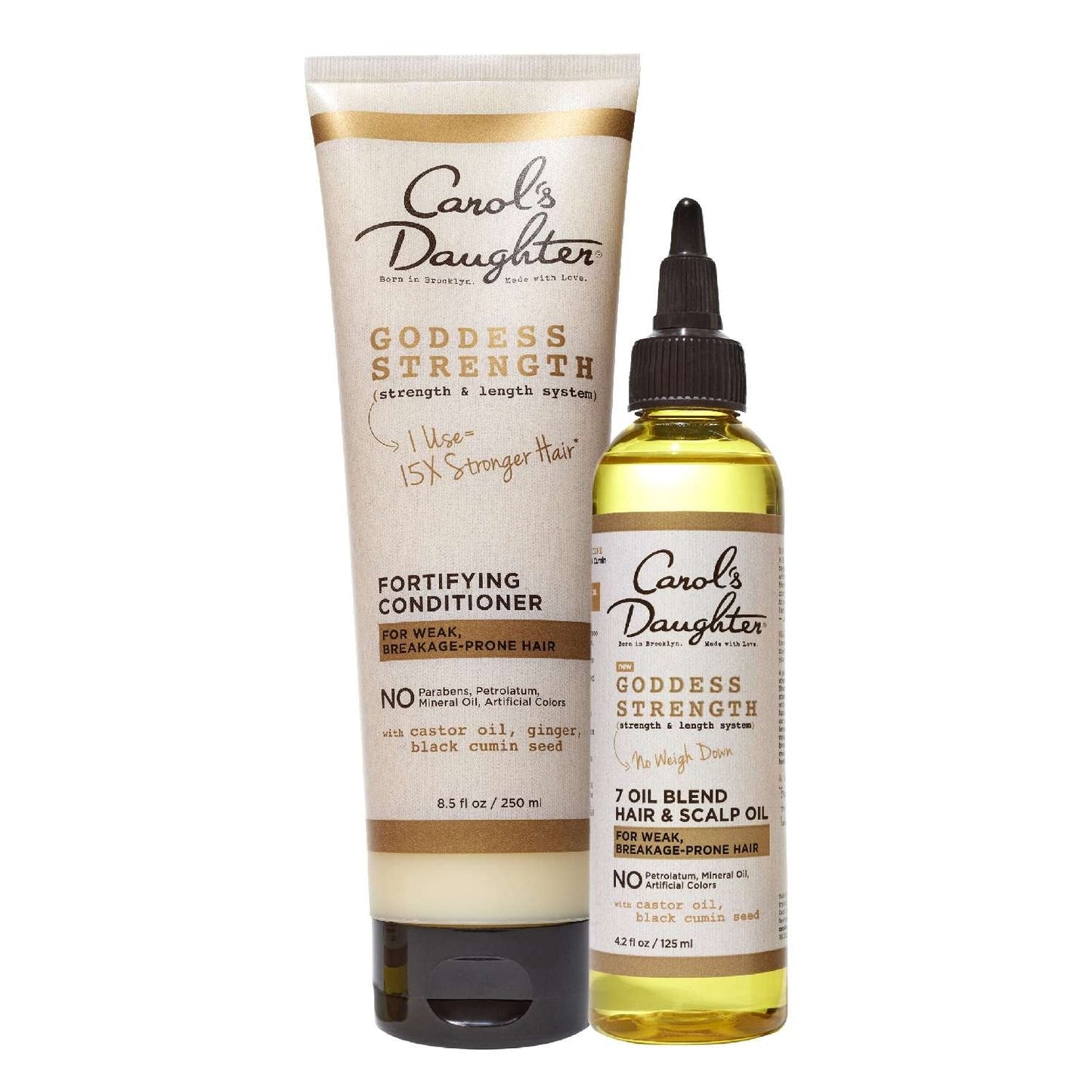 Goddess Strength Hair Kit With Sulfate Fee Conditoner + Hair And Scalp Oil