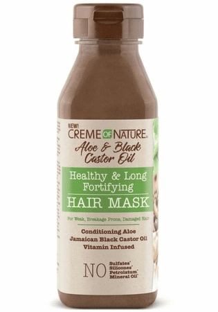 Creme Of Nature Aloe & Black Castor Oil Hair Mask 12 oz.